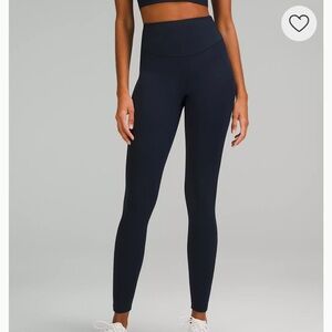Lululemon black Base Pace High Rise Tight 26”